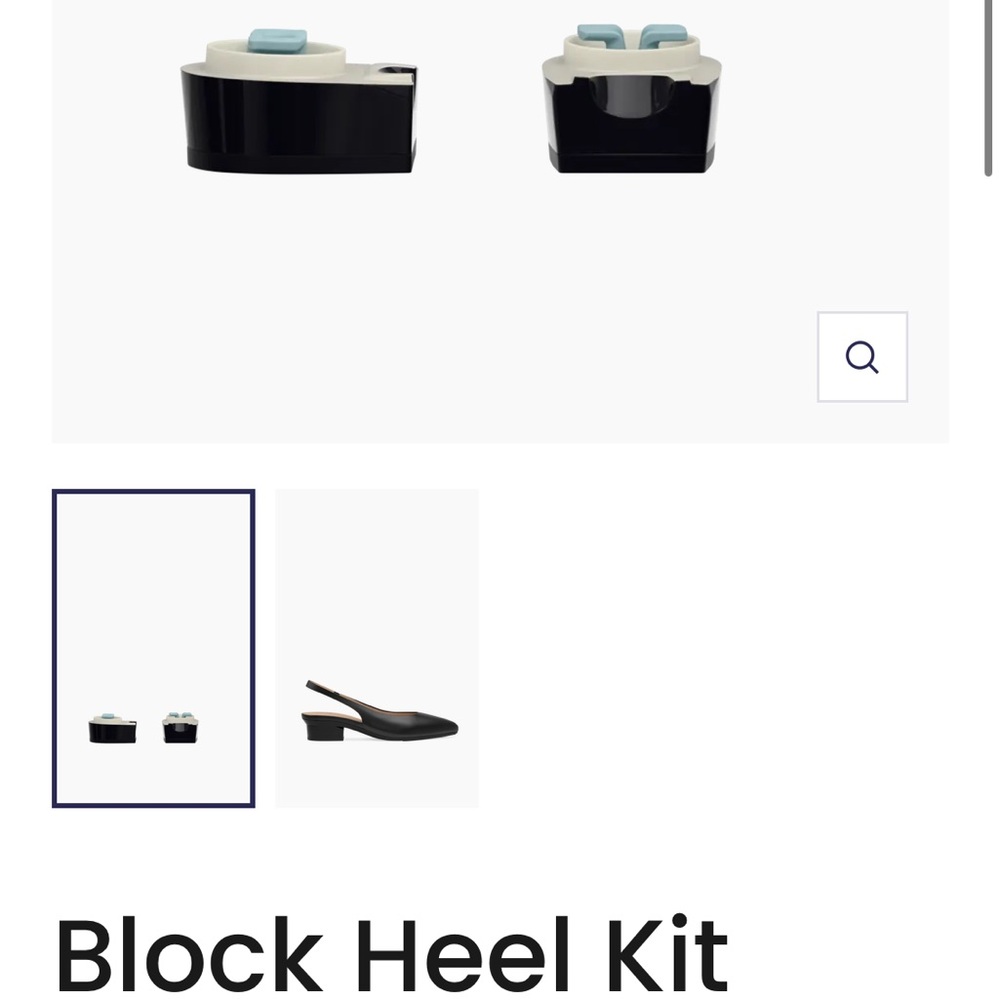 Pashion Footwear 1.5” Block Heel Kit Coal